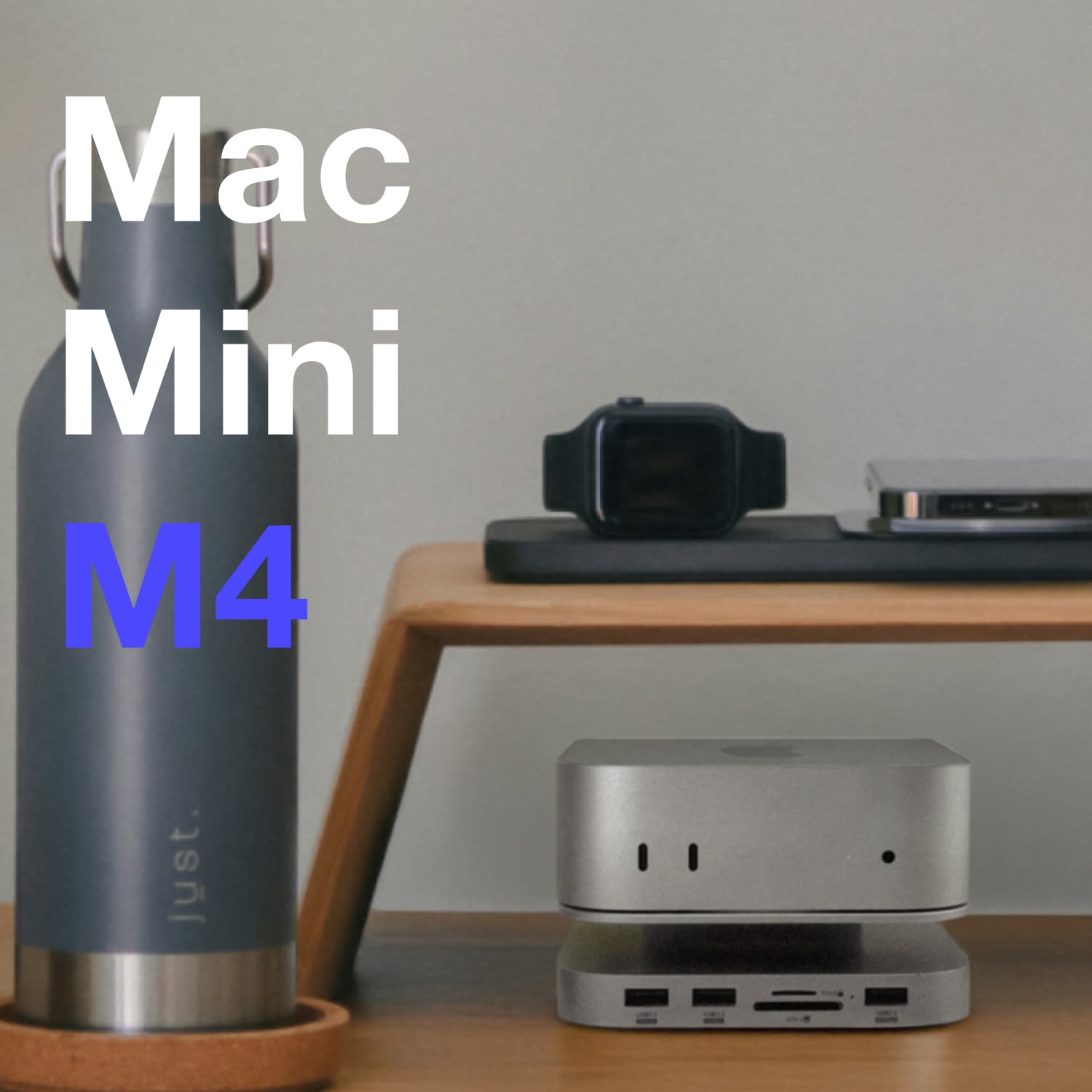 Mac Mini M4 docking station met SSD 8TB upgrade