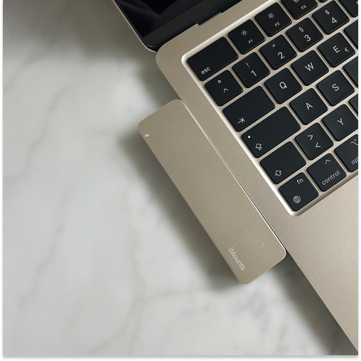 MacBook ubs-c hub HDMI Starlight color - Polar Stern - HDMI, Thundetbolt 3, SD-reader USB-C hub -iMounts