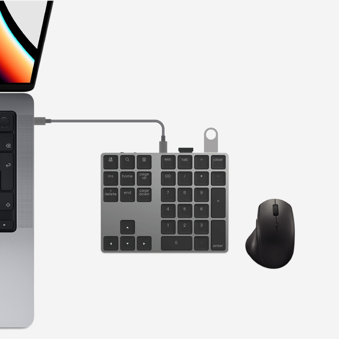 Numerischer Tastatur-Hub – Space Grau
