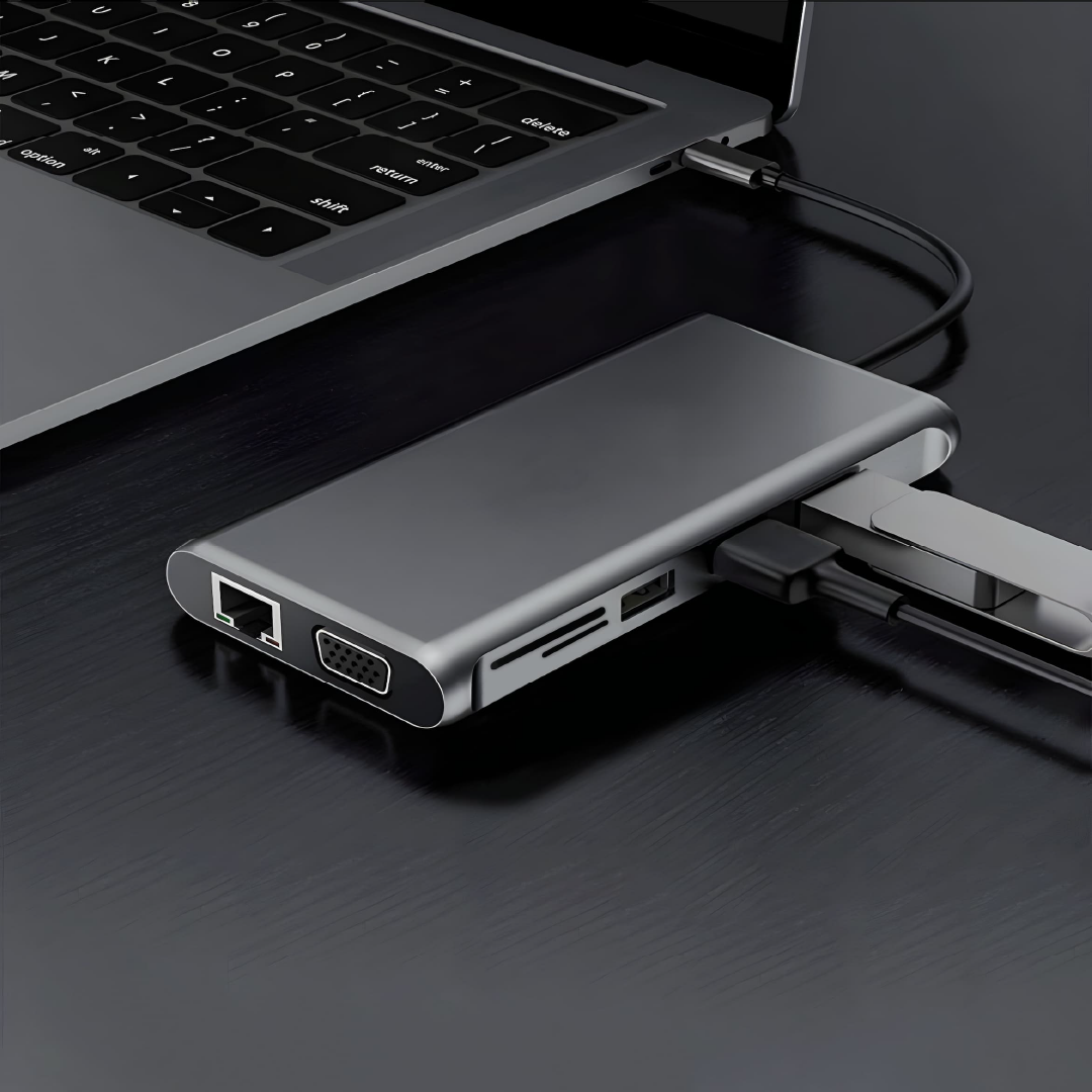Hub USB-C 2x HDMI dual