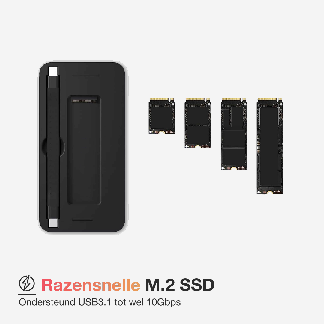 MacBook Docking station met M.2 SSD behuizing