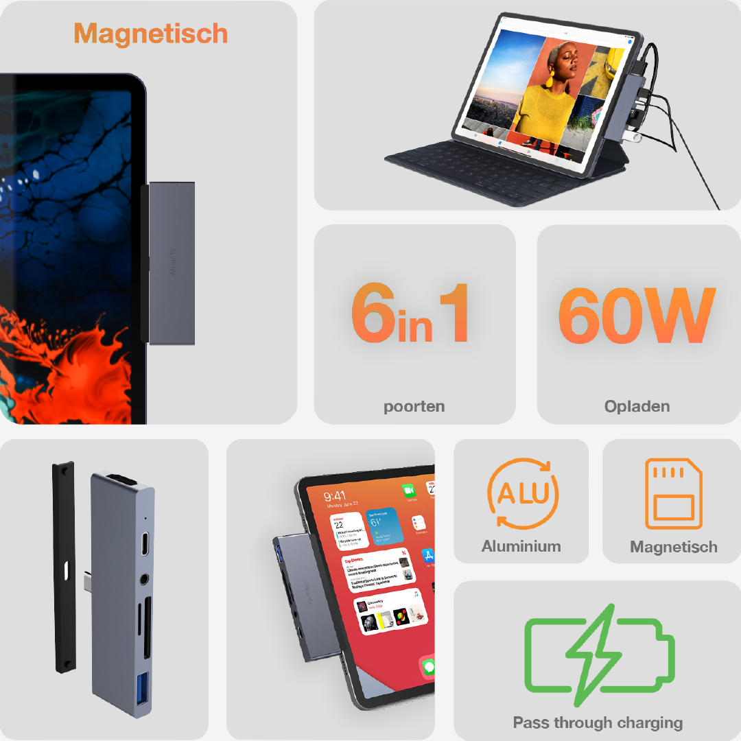 iPad USB-C-Hub HDMI und SD-Leser