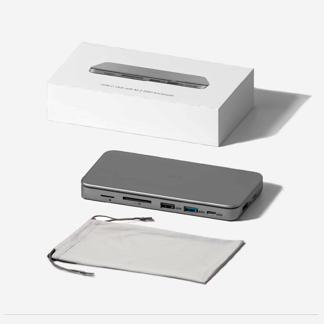 MacBook Docking station met M.2 SSD behuizing