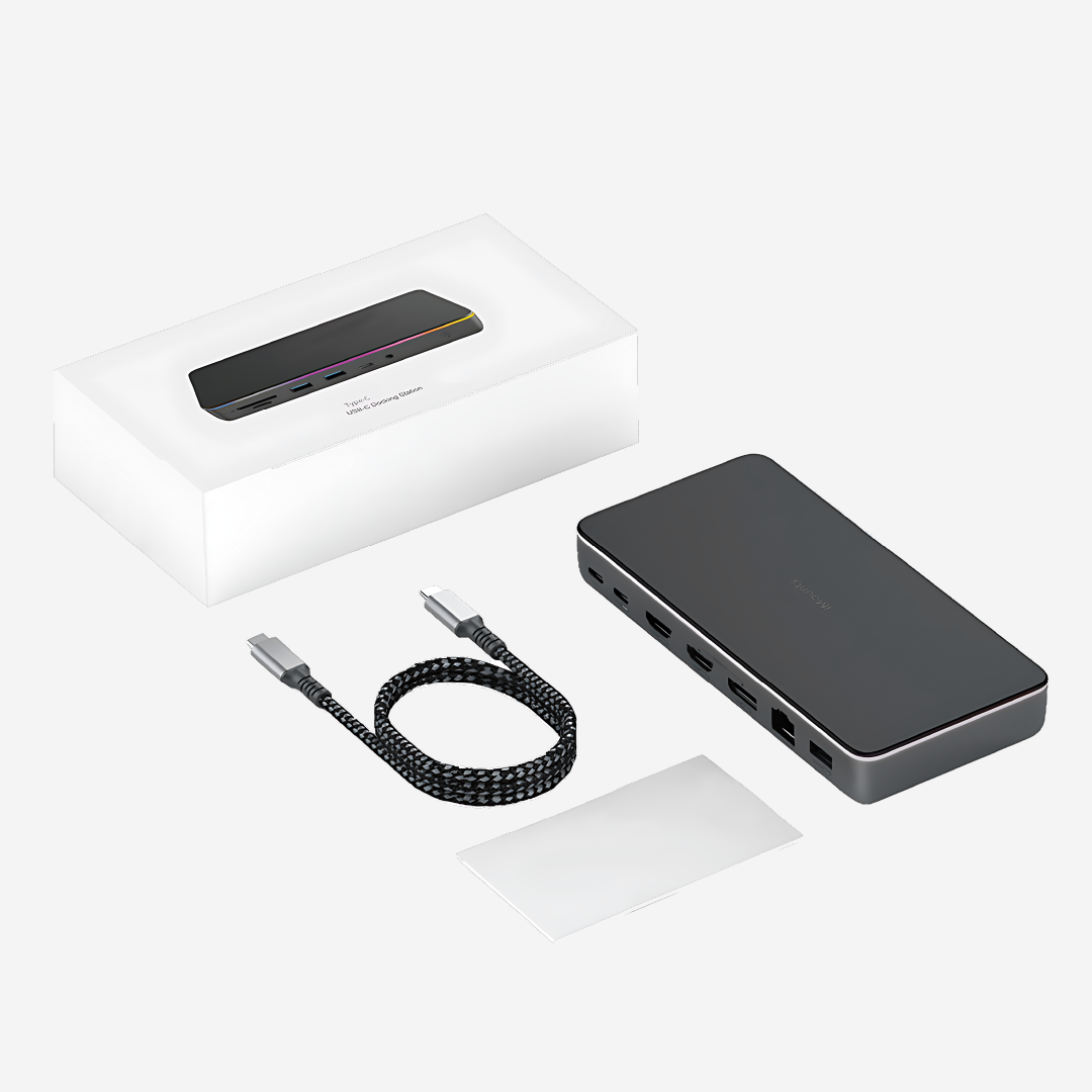 MacBook docking station 3 externe beeldschermen - HDMI - 13 poorten - Pro