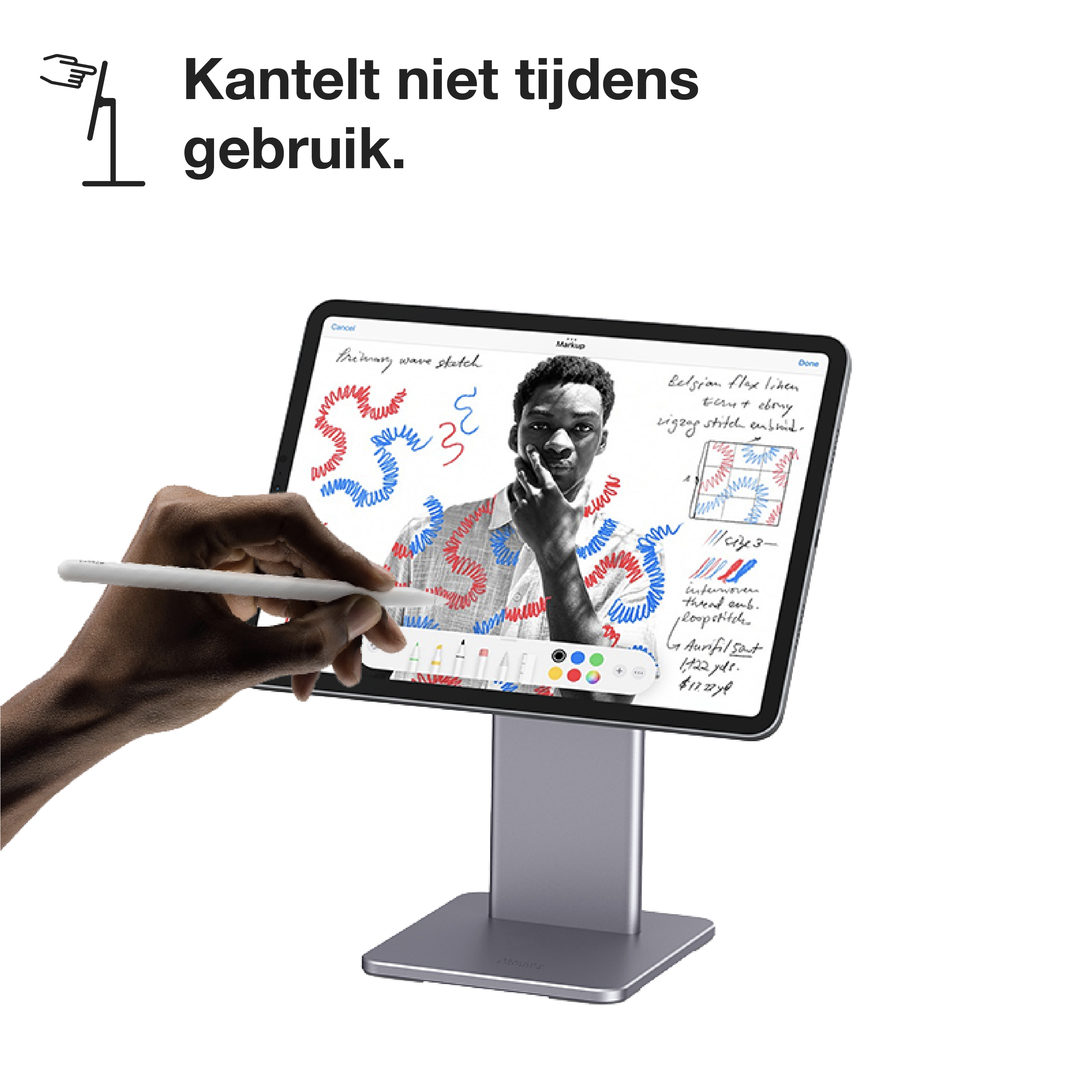 iPad Standaard - Voor iPad Pro 12.9 Pro & iPad Air 10.9 (4e & 5e generatie)