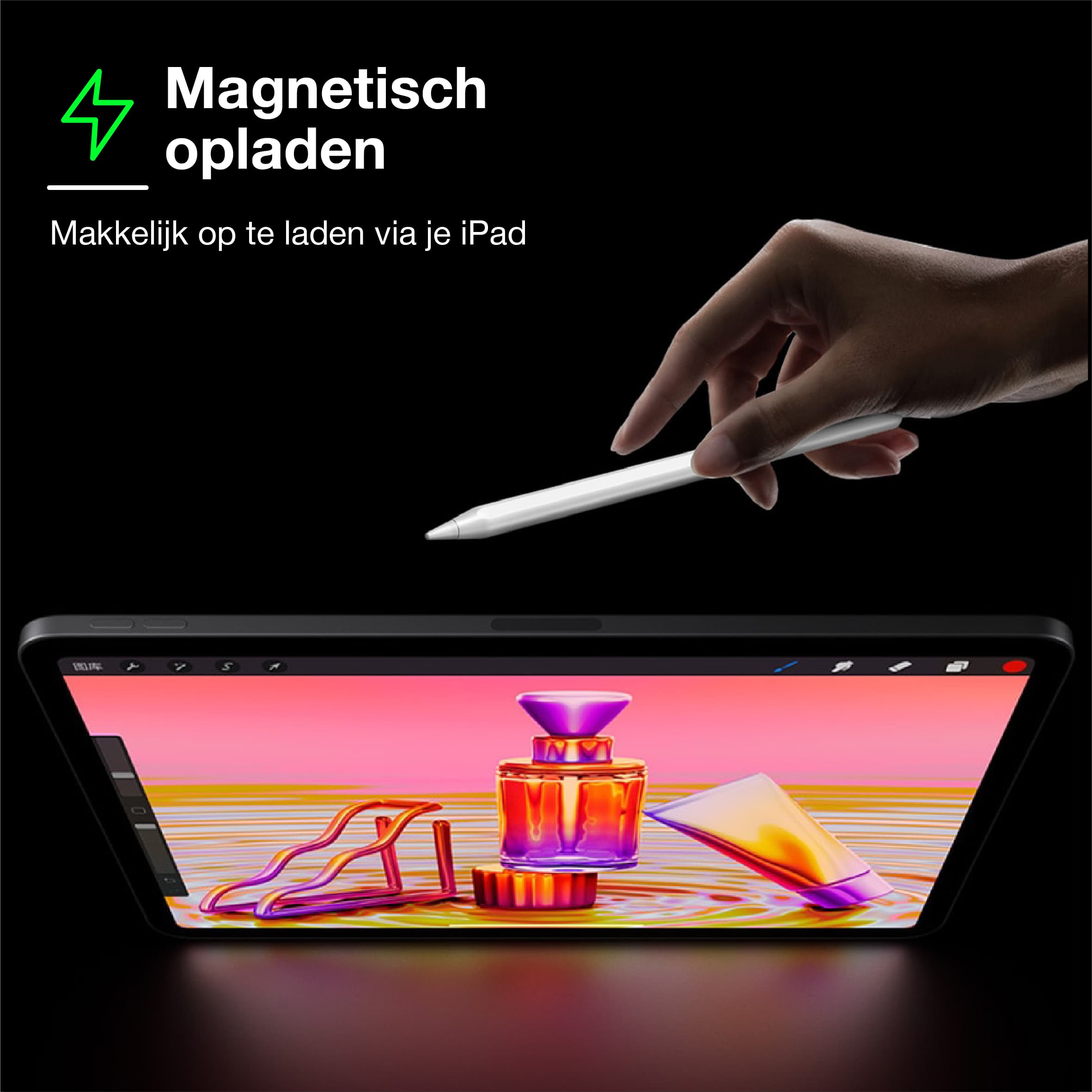 iPad Pencil draadloos opladen