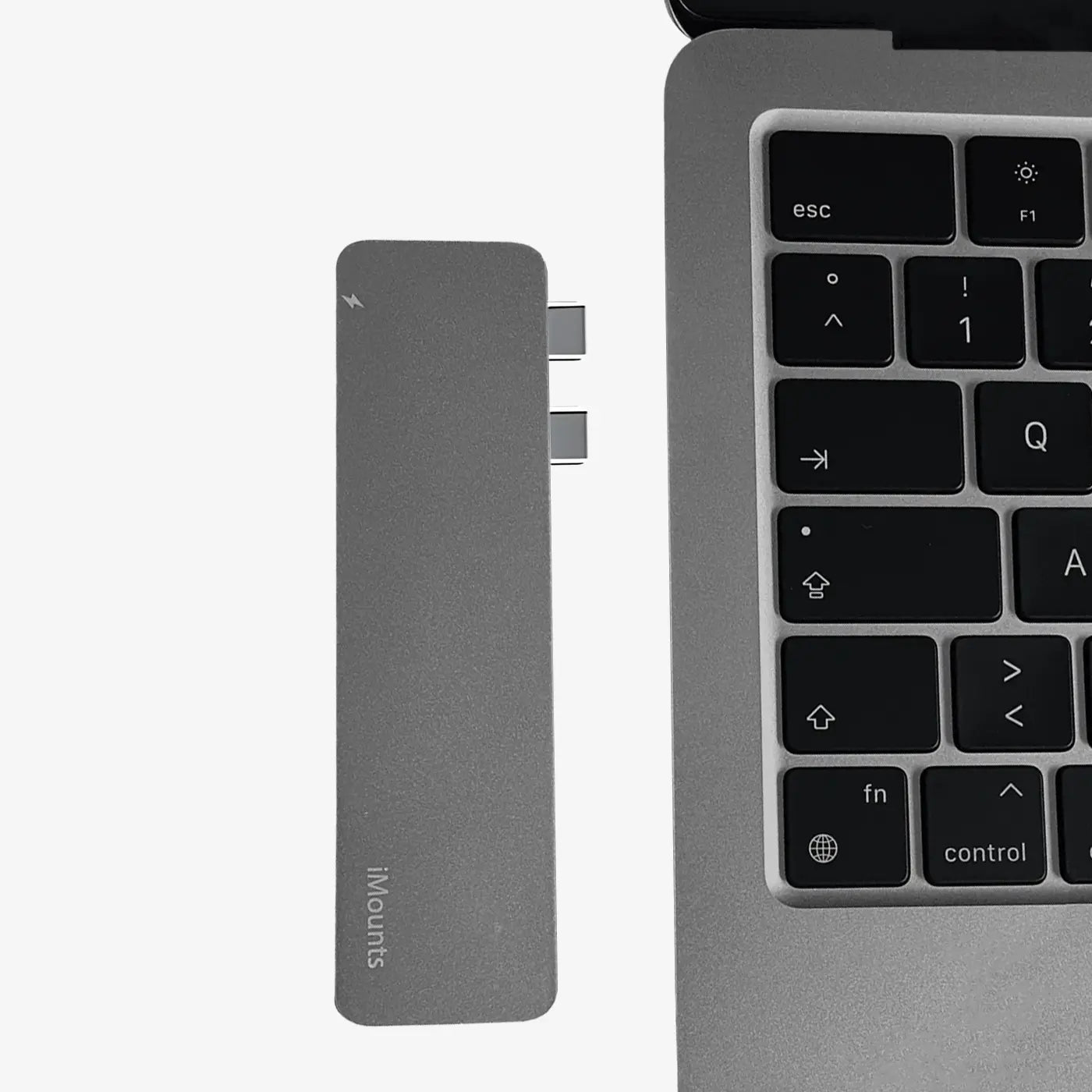 losse imounts usb-c hub met macbook plug & play