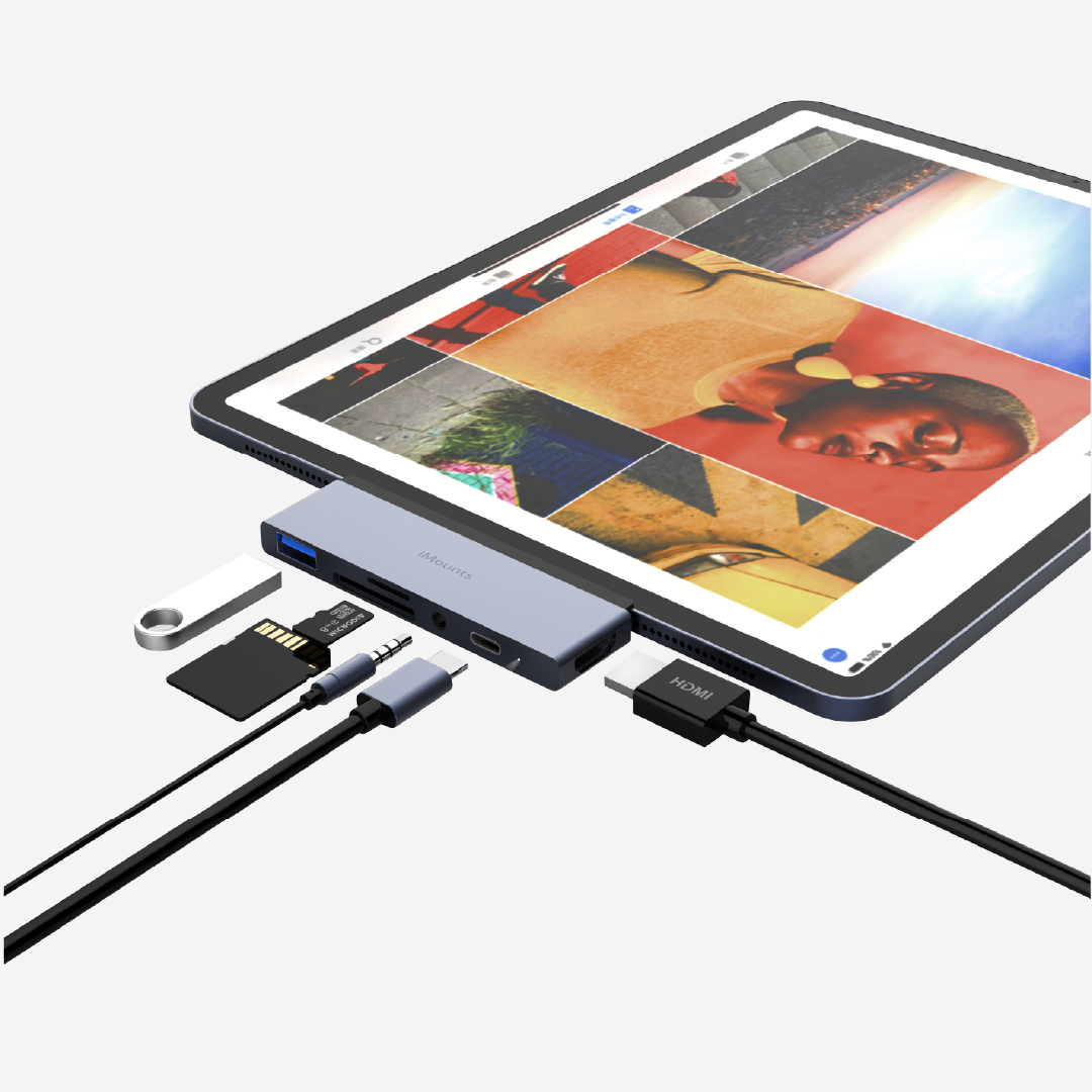 iPad USB-C hub HDMI en SD-reader