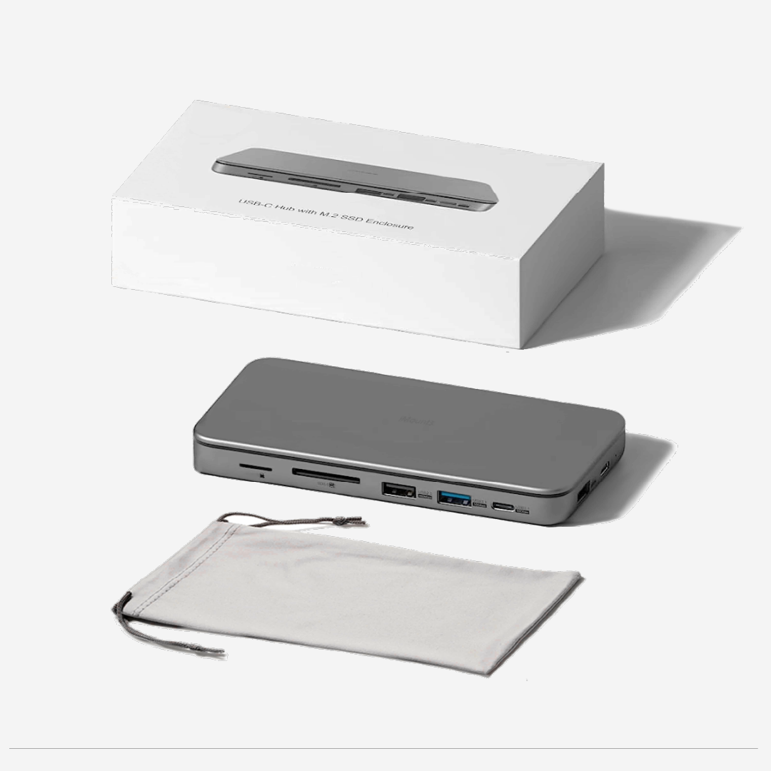 MacBook Docking station with M.2 SSD housing 
