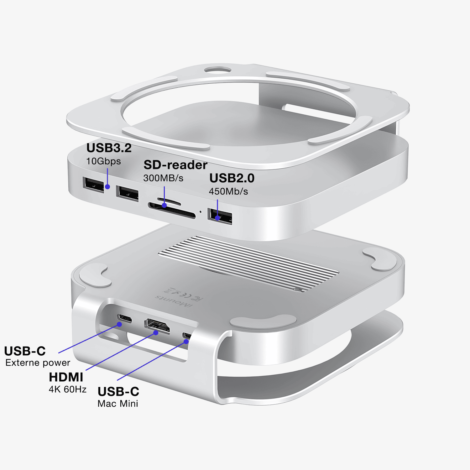 Upgrade je Mac Mini M4 met dit docking station – meer poorten, snellere data-overdracht en naadloze integratie.