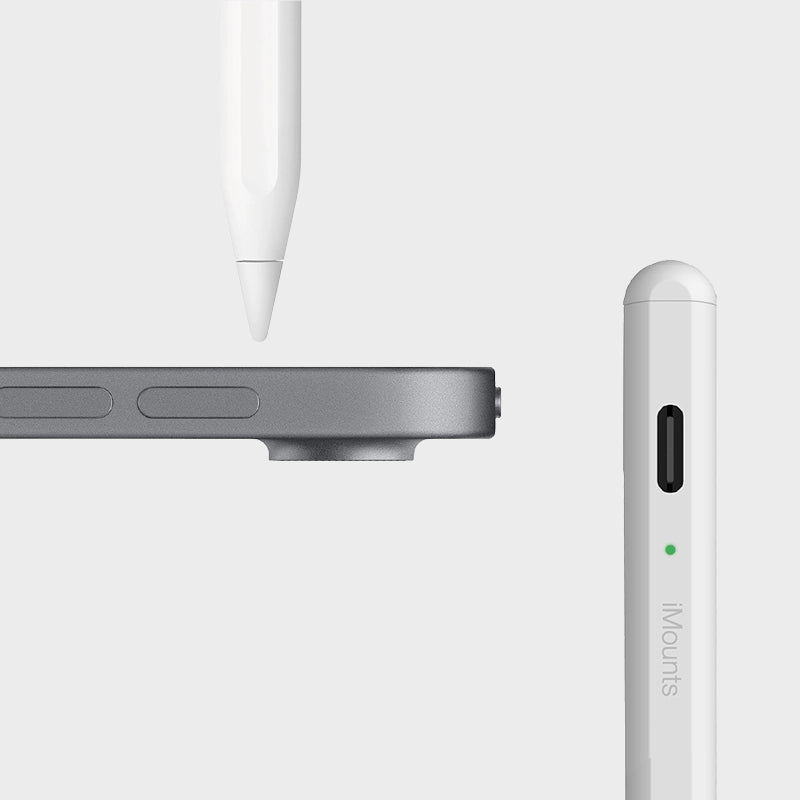 iPad met usb-c ipad pencil opladen via usb-c
