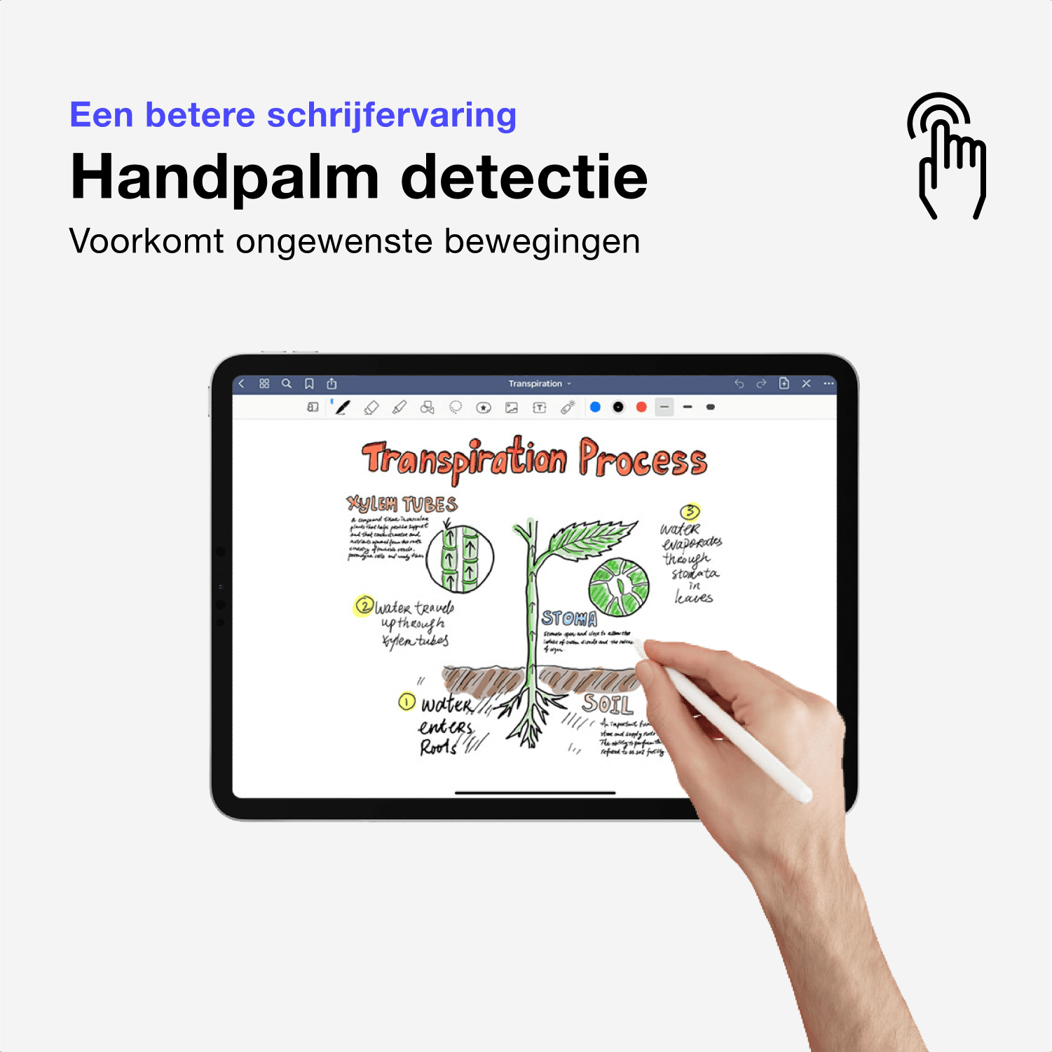 iMounts stylus naast een Apple Pencil – de beste iPad Pen voor notities en tekene