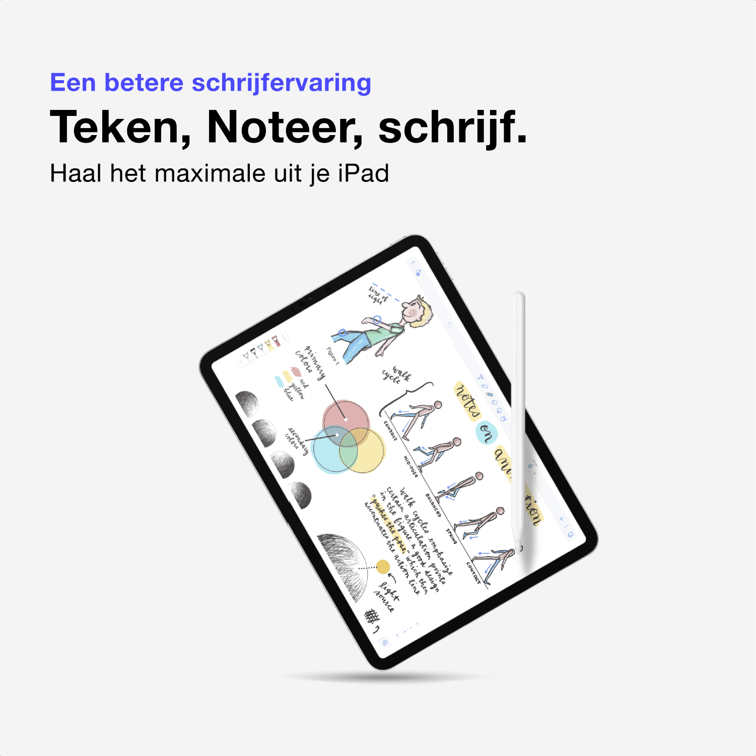 iMounts iPad Stylus naast een USB-C kabel – eenvoudig opladen zonder extra accessoires